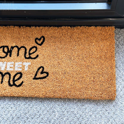 Herz-Home-Sweet-Home-Fußmatte, 75 x 25 cm