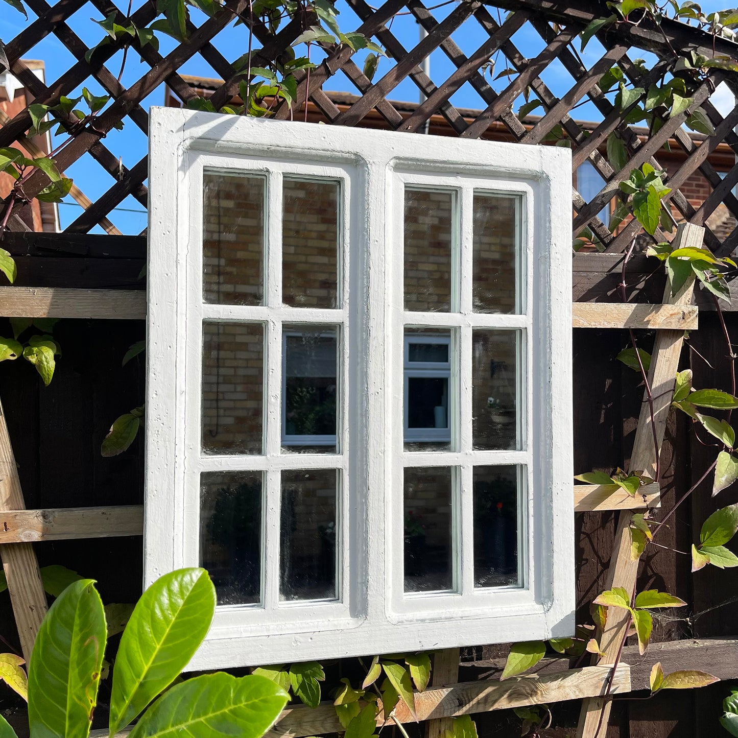 French Country Window Wall Mirror