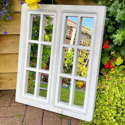 French Country Window Wall Mirror