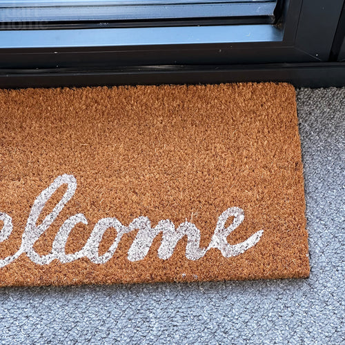 Tropical Leaf Welcome Door Mat 75x25cm