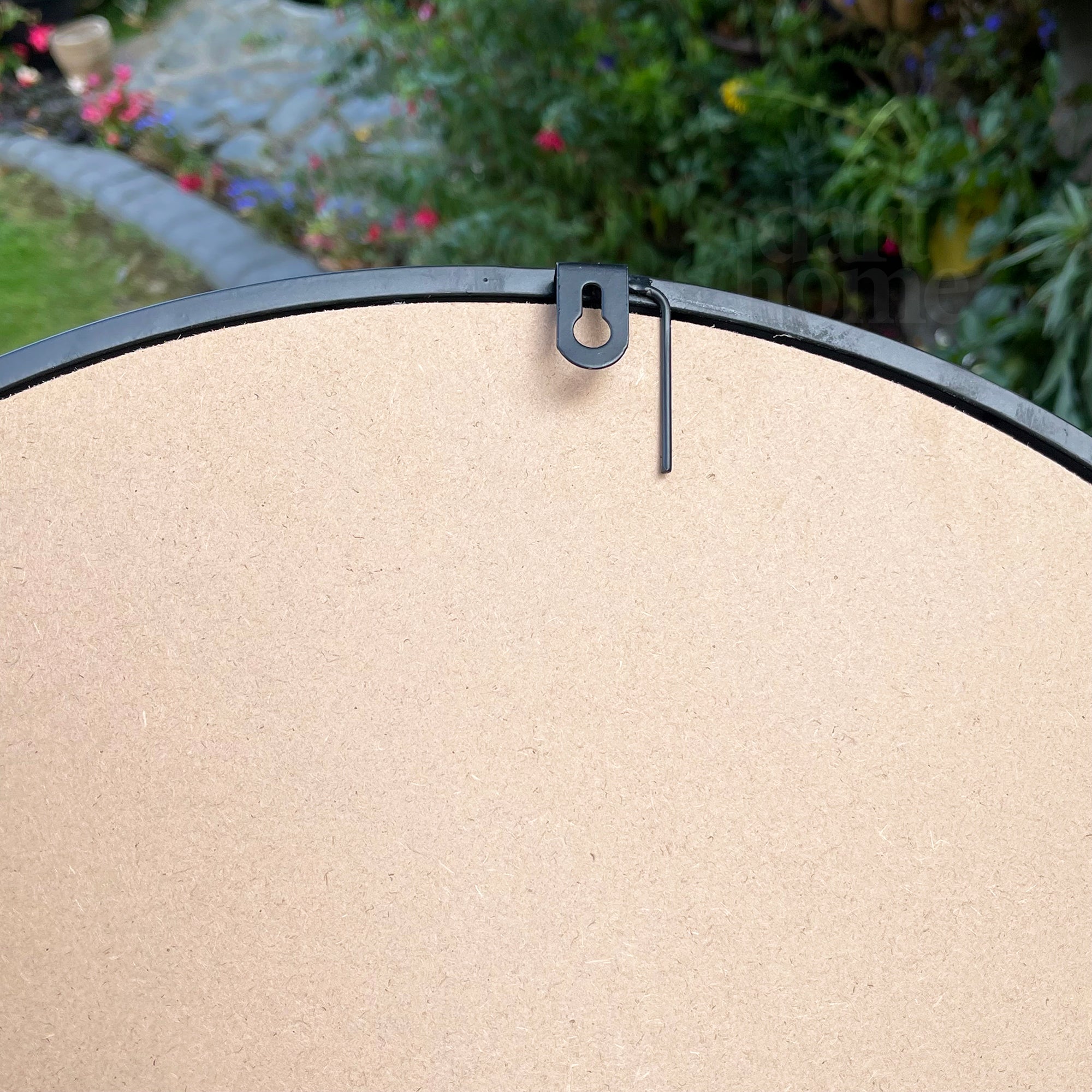 Round Fairy Silhouette Garden Mirror