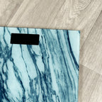 Digitale Personenwaage aus blauem Marmor