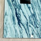 Digitale Personenwaage aus blauem Marmor