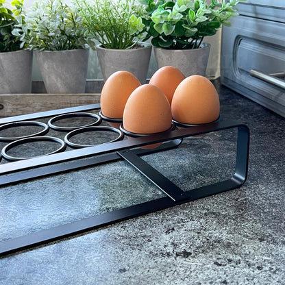 Black Iron 12 Egg Rack