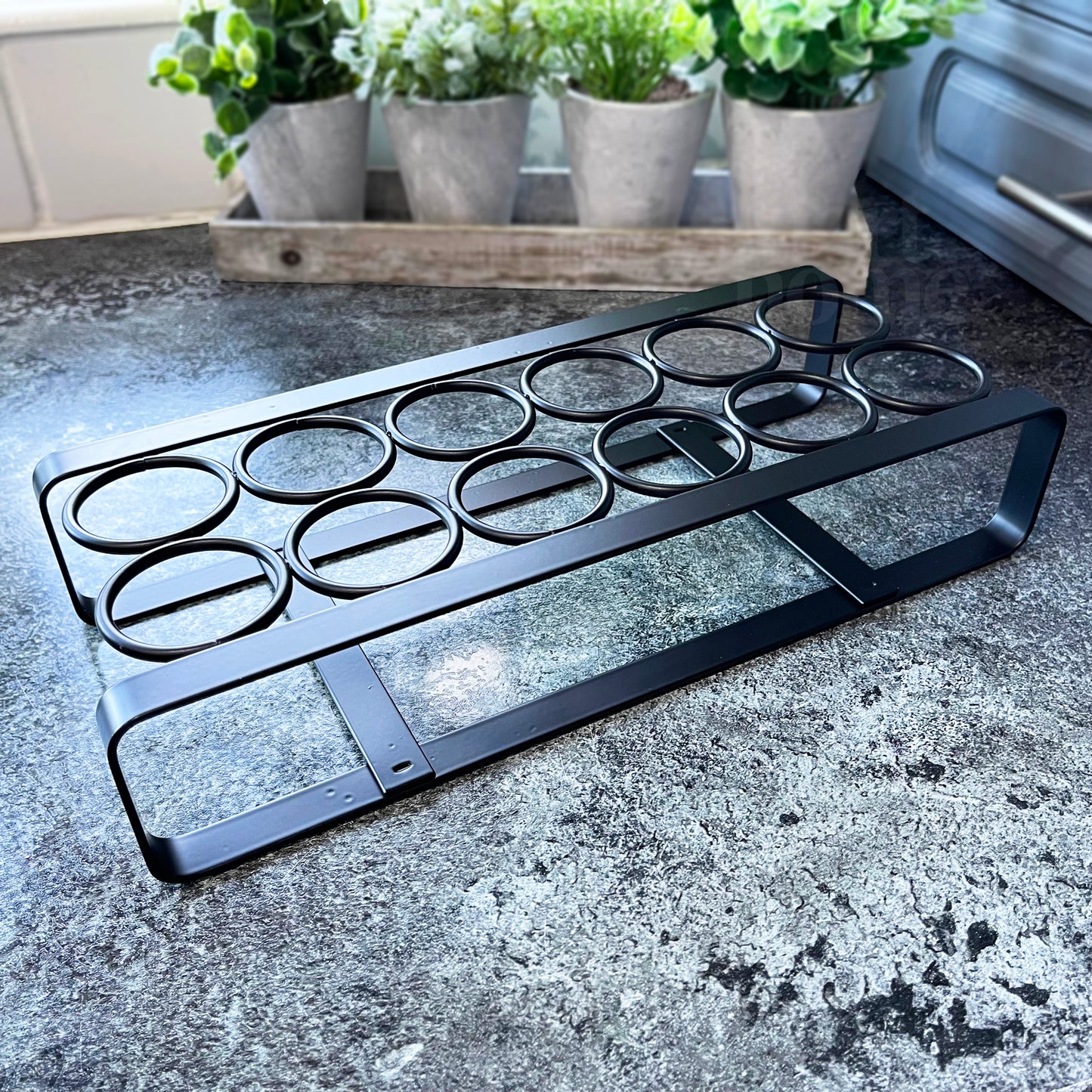 Black Iron 12 Egg Rack