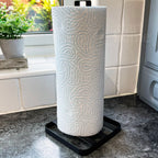 Monochrome Black Kitchen Roll Holder