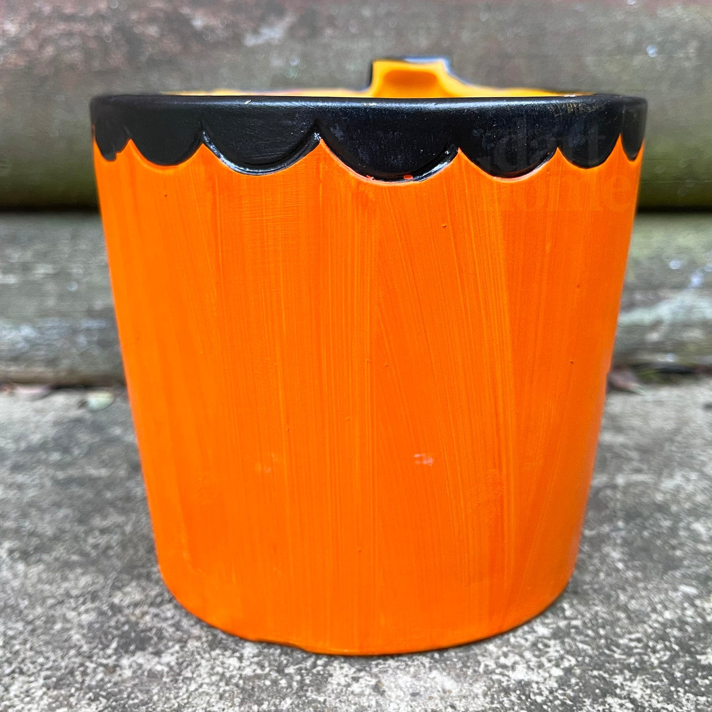 Halloween Pumpkin Ghost Plant Pot B