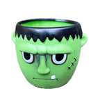 Halloween-Frankenstein-Pflanztopf aus Keramik, 12 x 10 cm
