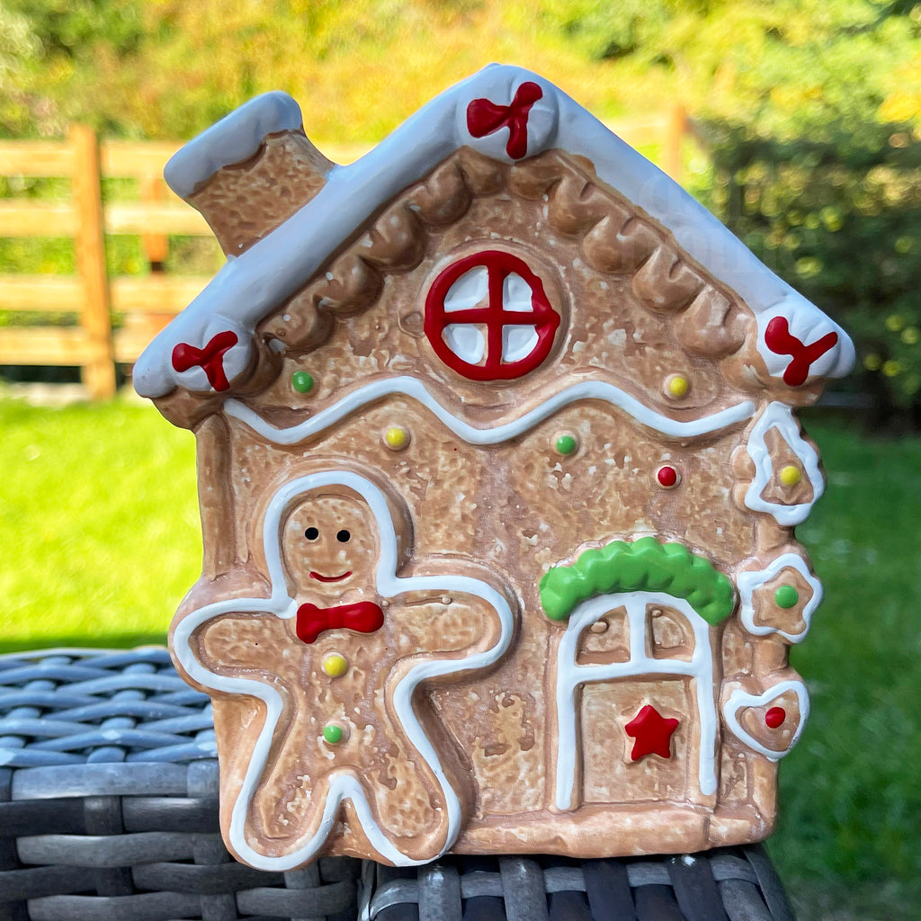 Christmas Gingerbread House Plant Pot