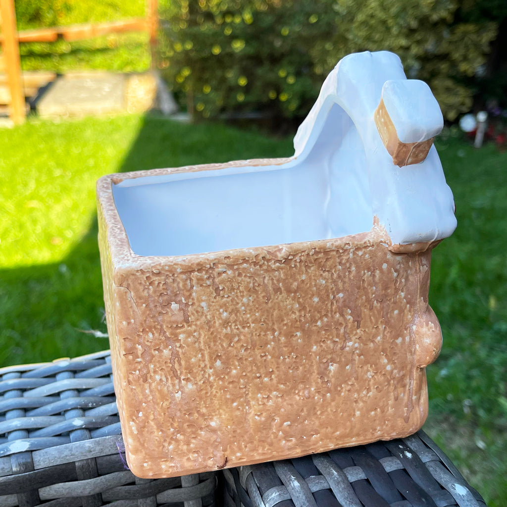 Christmas Gingerbread House Plant Pot