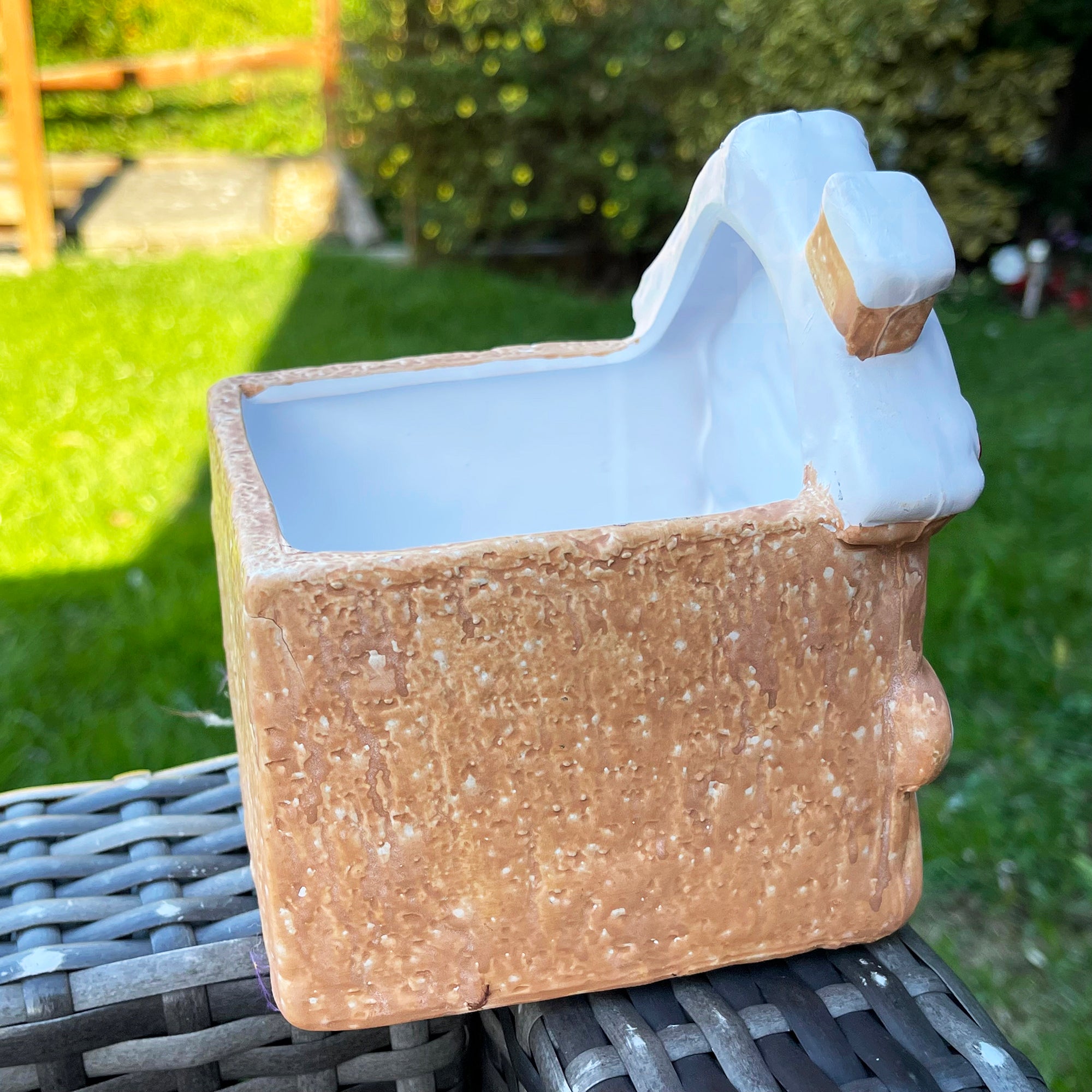 Christmas Gingerbread House Plant Pot