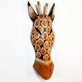 Giraffe Head Wall Mask Decoration 30cm