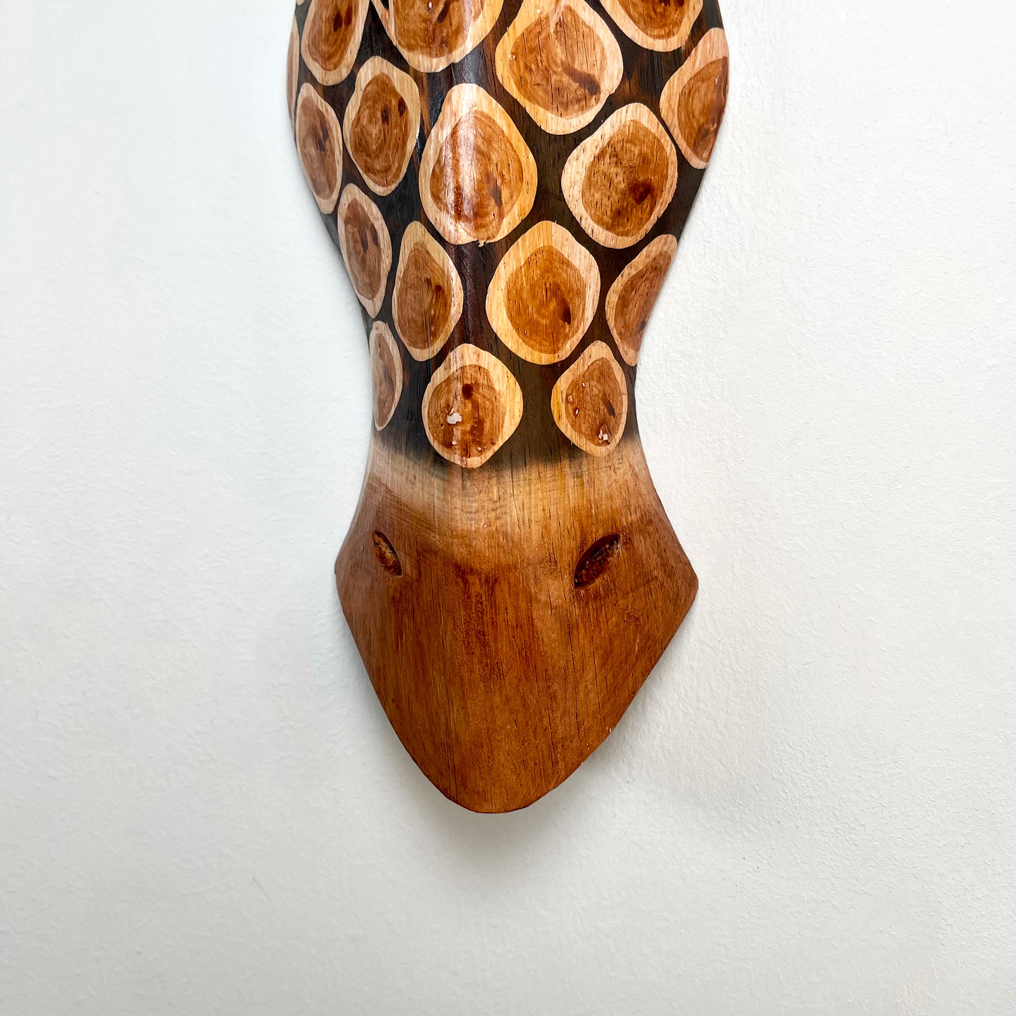Giraffe Head Wall Mask Decoration 30cm