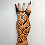 Giraffe Head Wall Mask Decoration 30cm