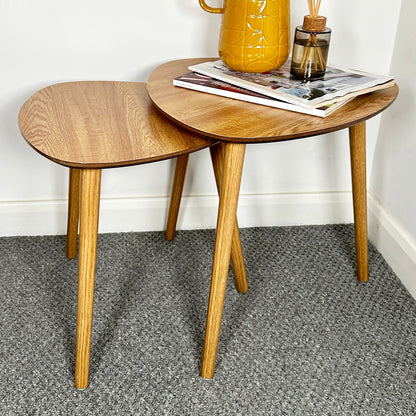 Set Of 2 Pebble Side Tables