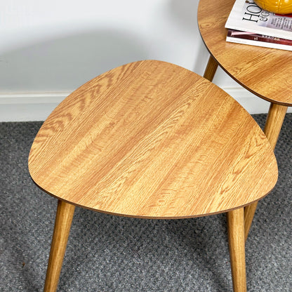 Set Of 2 Pebble Side Tables