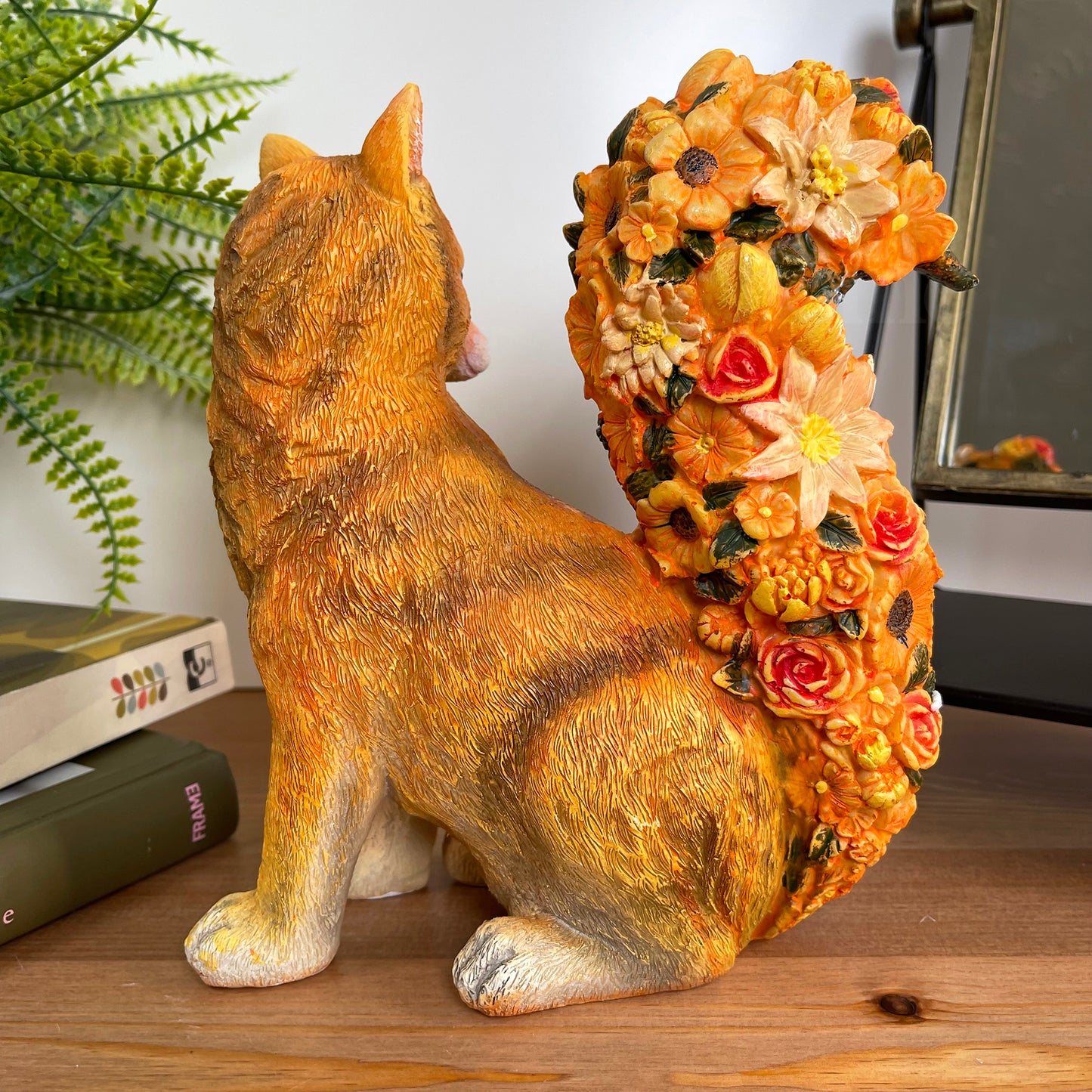 Autumn Flower Fox Ornament