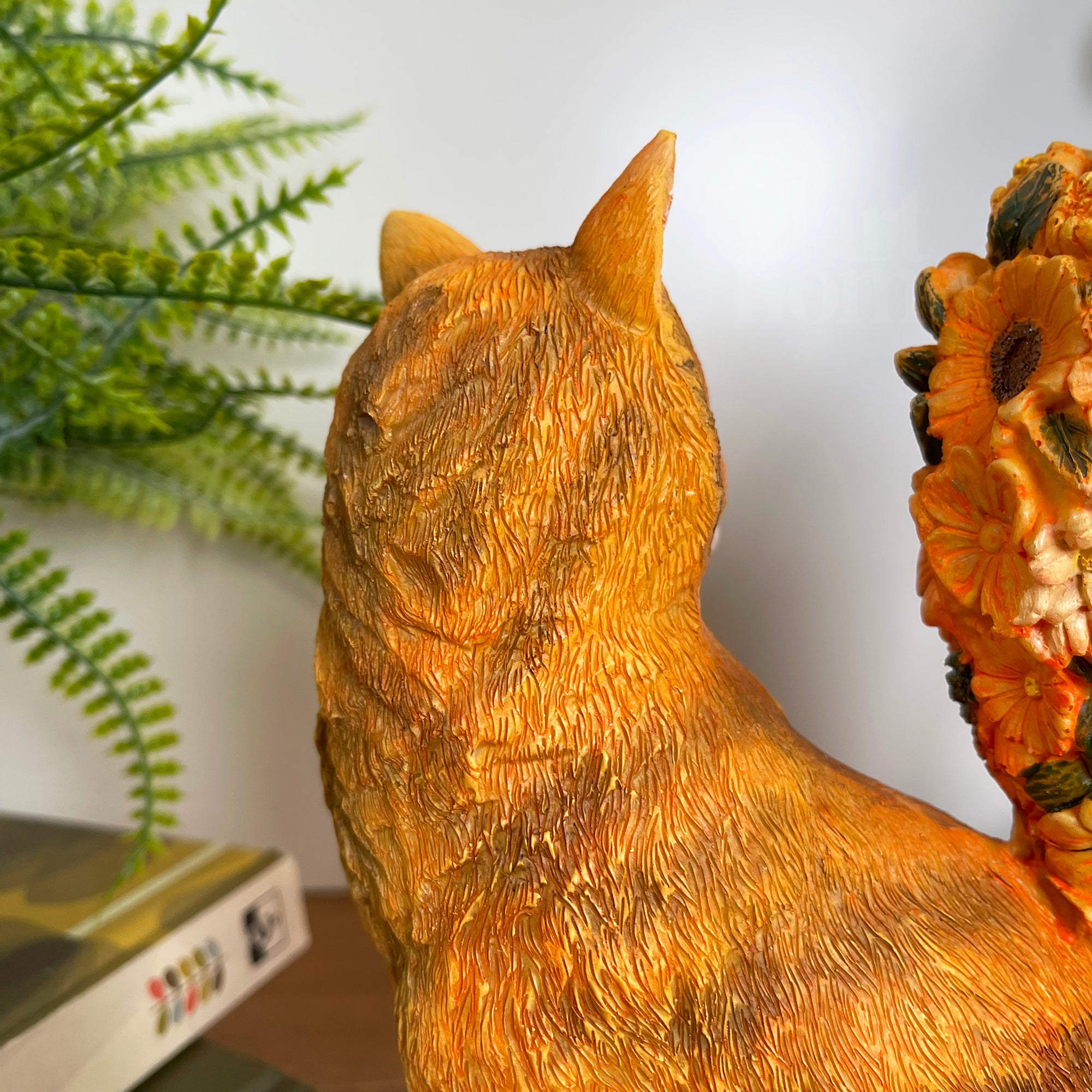 Autumn Flower Fox Ornament