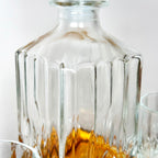 5pc Crystal Whiskey Decanter Set