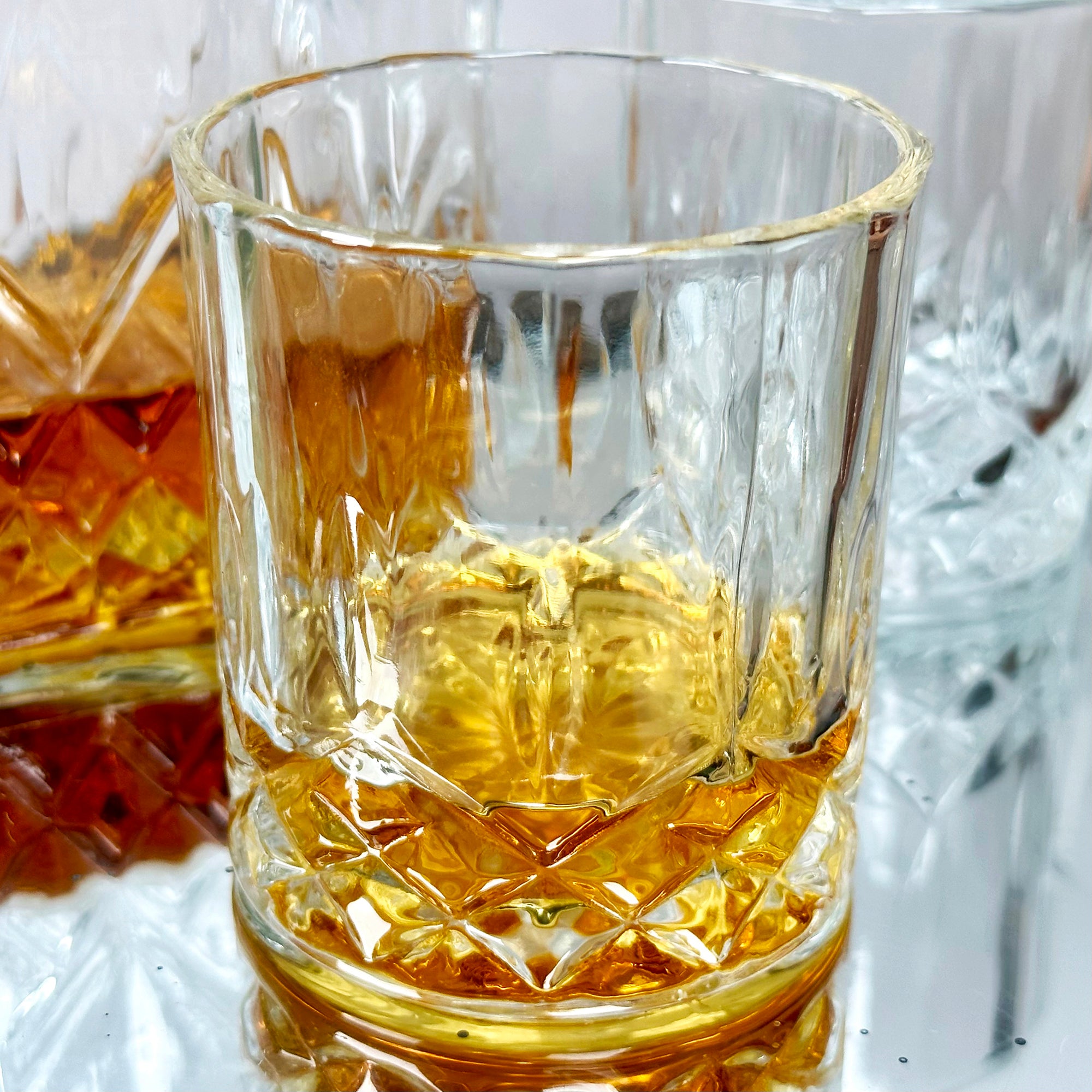 5pc Crystal Whiskey Decanter Set