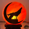 Howling Wolf Himalayan Salt Lamp