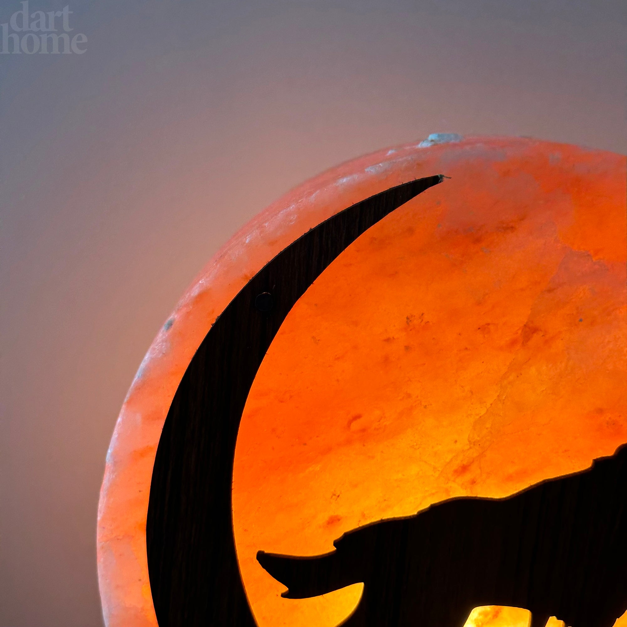 Howling Wolf Himalayan Salt Lamp