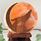 Howling Wolf Himalayan Salt Lamp