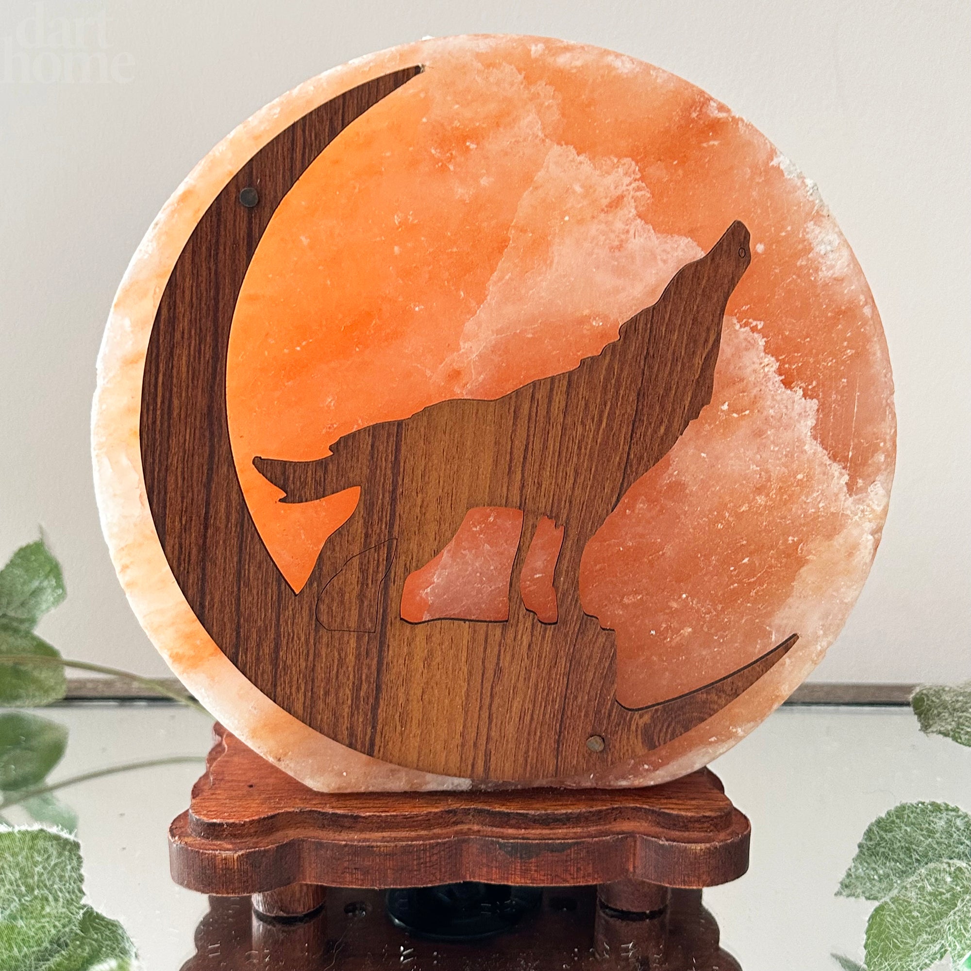 Howling Wolf Himalayan Salt Lamp