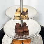 Hammered 3 Tier Cake Stand