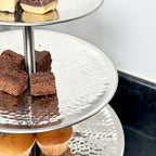 Hammered 3 Tier Cake Stand