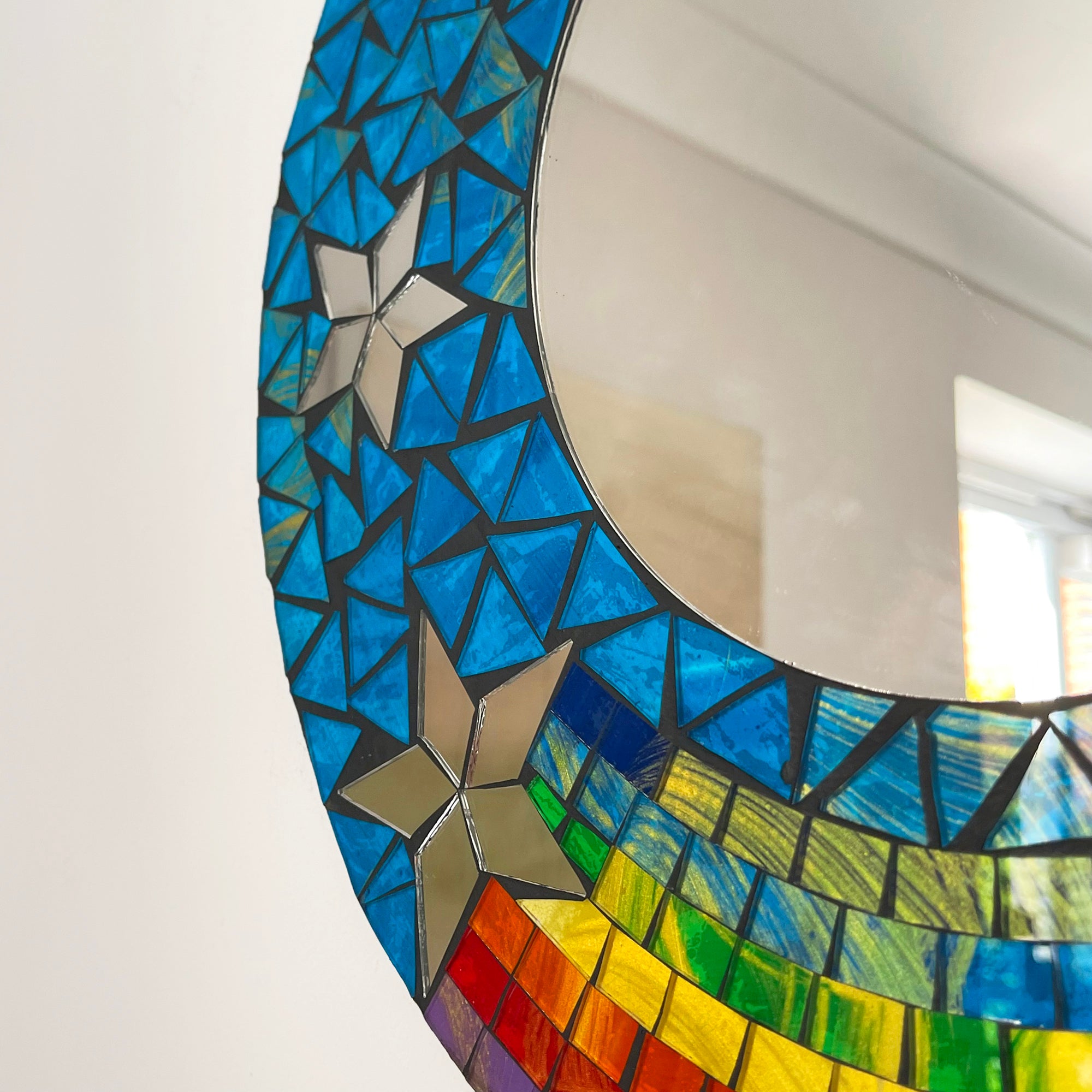 Shooting Star Regenbogen-Mosaikspiegel