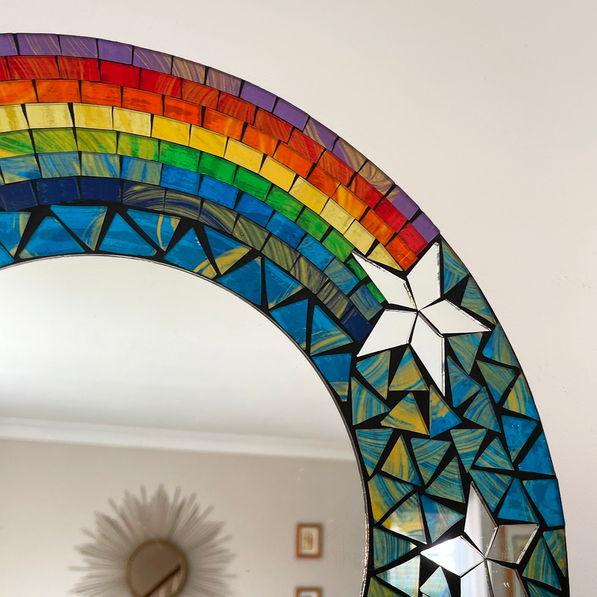 Shooting Star Regenbogen-Mosaikspiegel