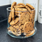 Glass Biscuit Jar With Lid