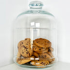 Glass Biscuit Jar With Lid
