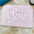 Pink 'Spa' Memory Foam Bath Mat