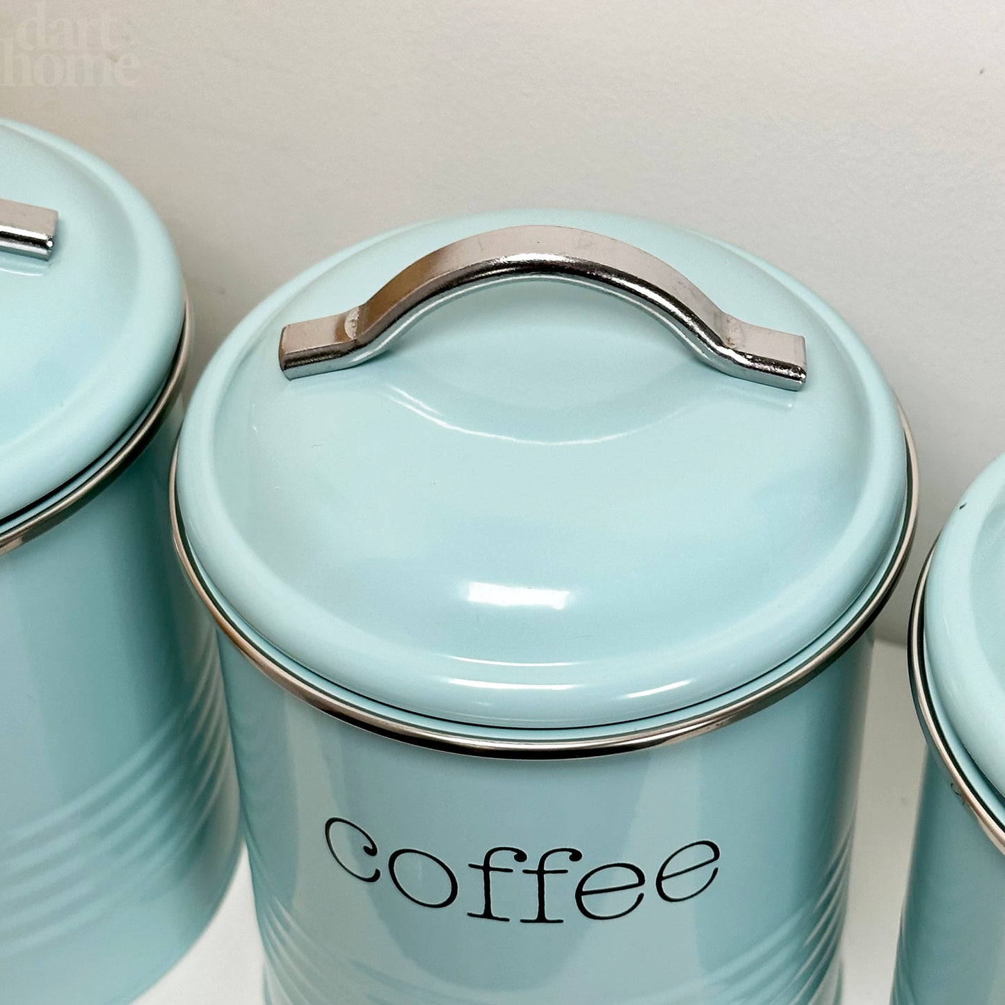 Blue Tea Coffee Sugar Canisters