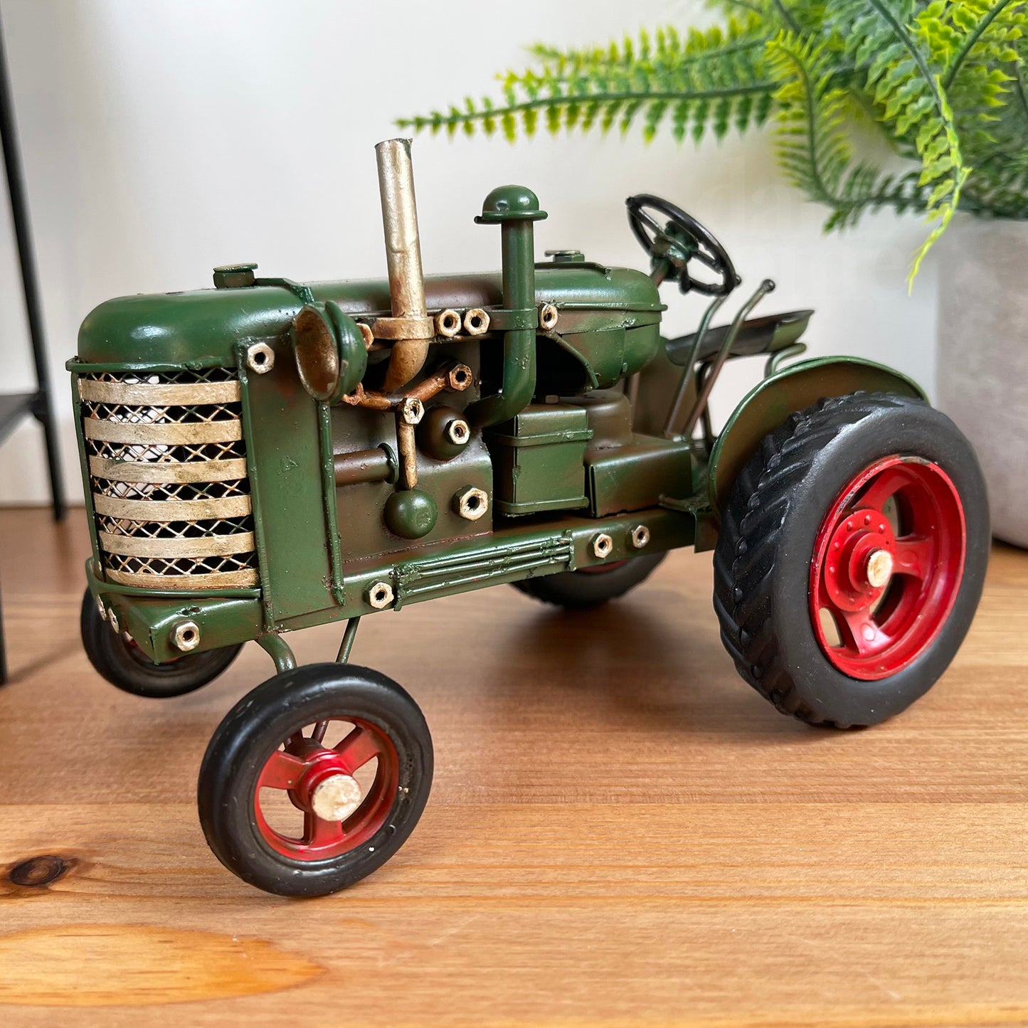 Green Tractor Model Ornament