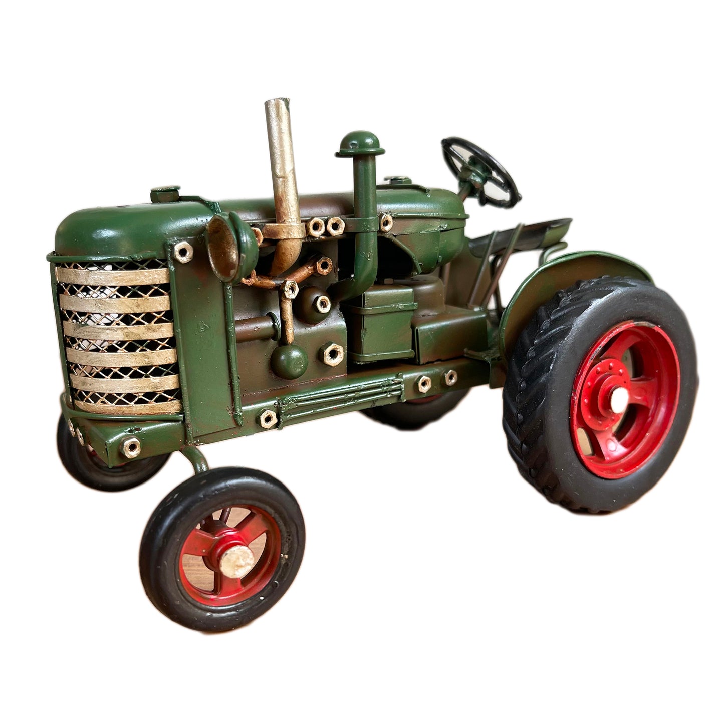 Green Tractor Model Ornament