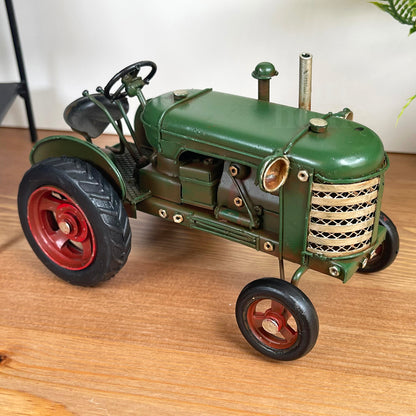 Green Tractor Model Ornament