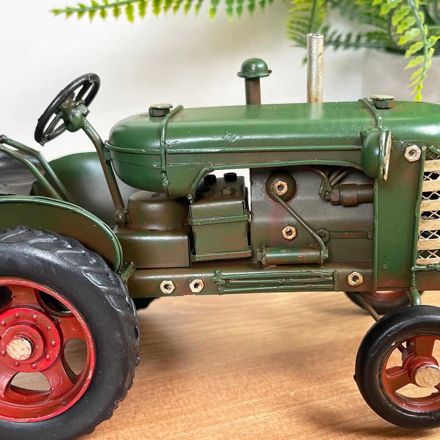 Green Tractor Model Ornament