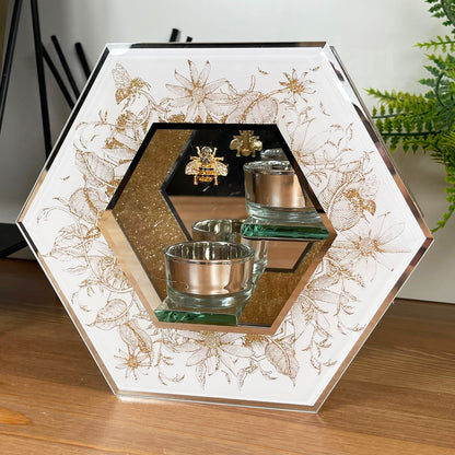 Honeycomb Double Tea Light Holder