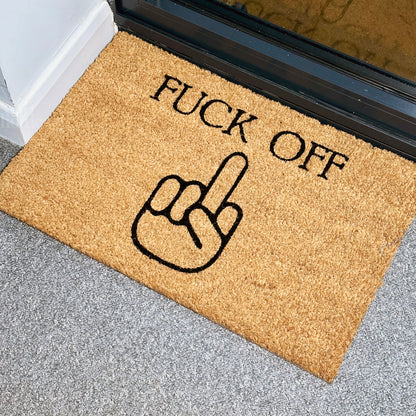 F**k Off Coir Door Mat