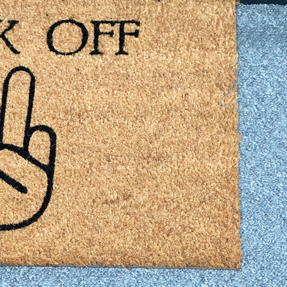 F**k Off Coir Door Mat