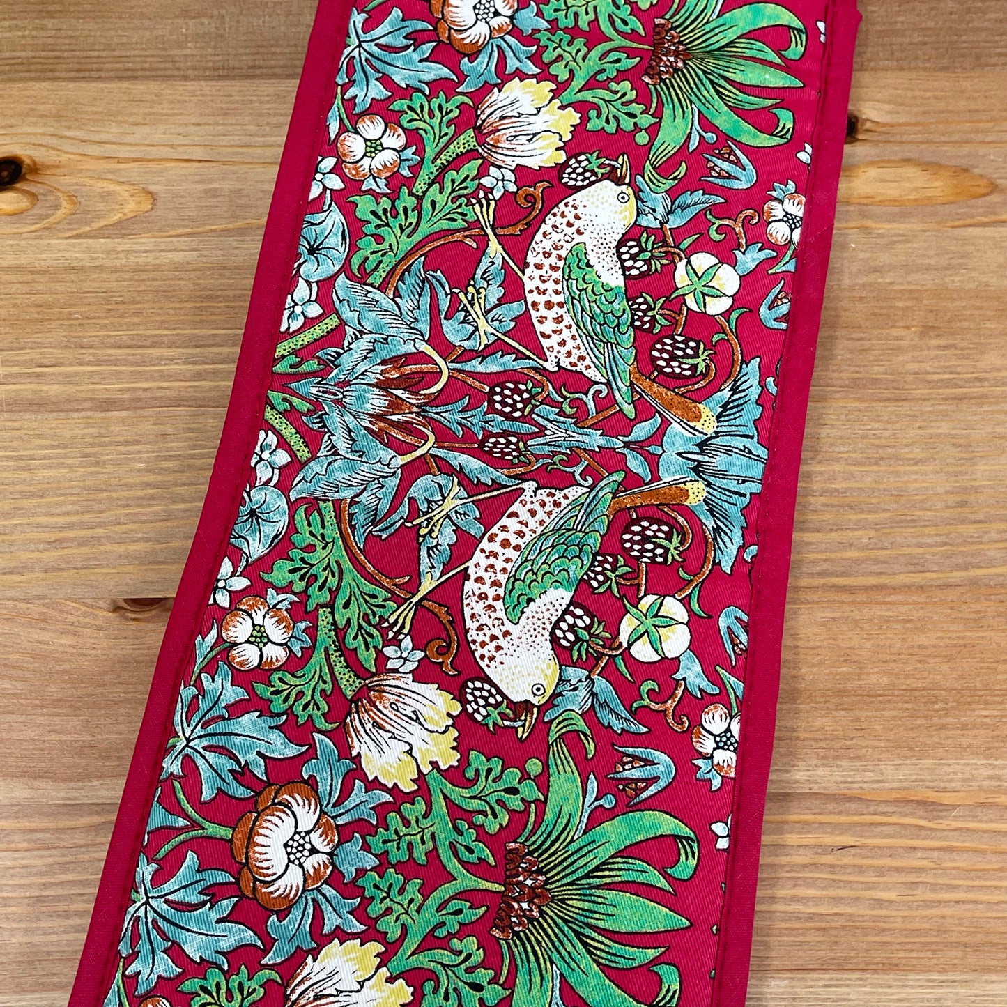 William Morris Strawberry Thief Double Oven Glove