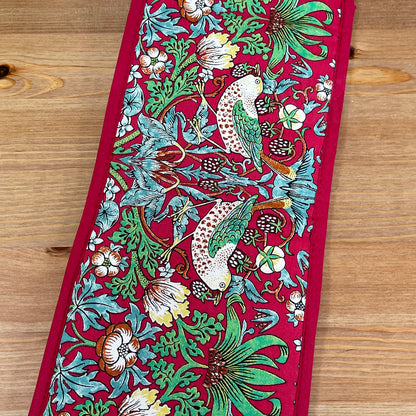 William Morris Strawberry Thief Double Oven Glove