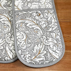 William Morris Bachelors Button Doppel-Ofenhandschuh