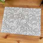William Morris Bachelors Button Cotton Tea Towel