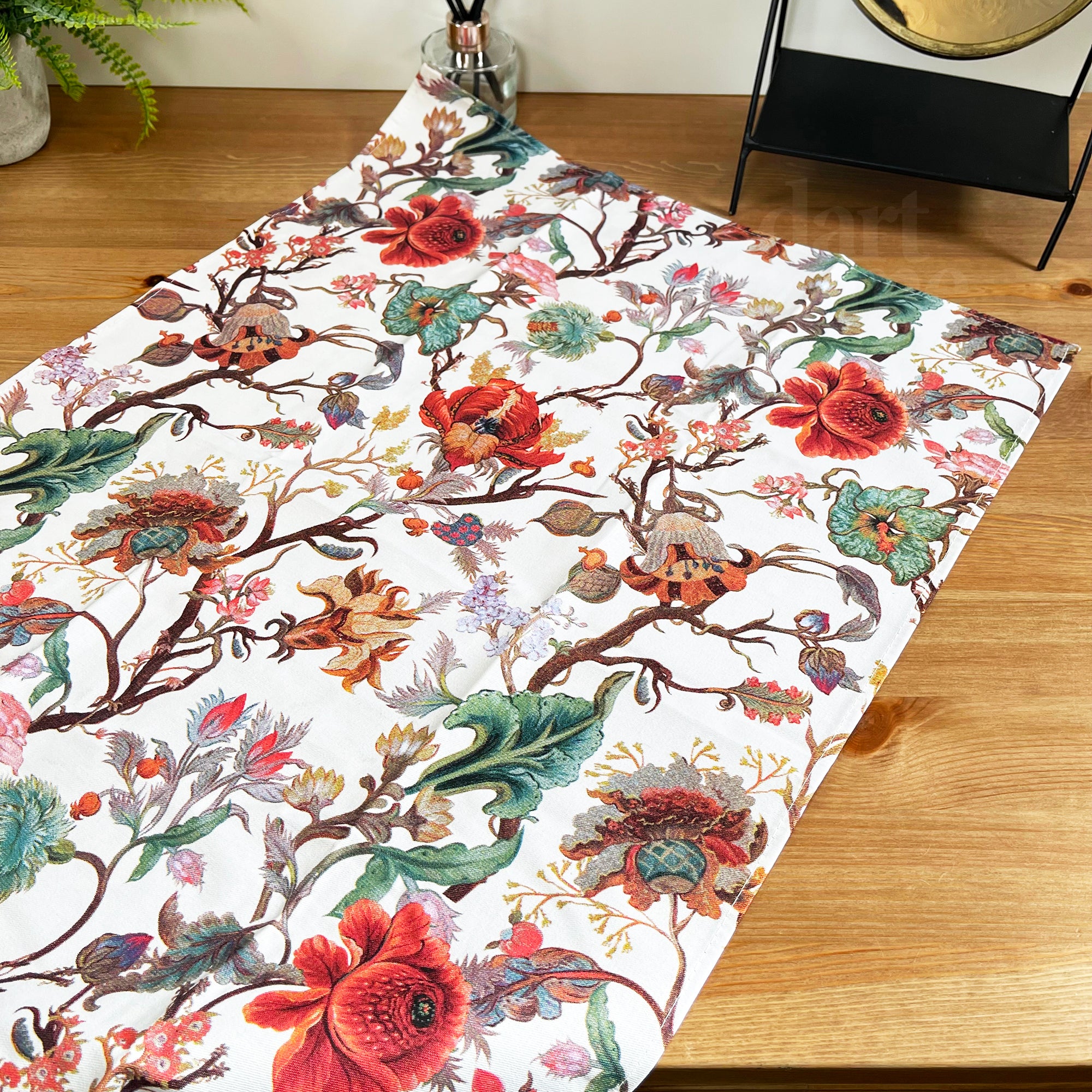 Set Of 2 William Morris Anthina Cotton Tea Towels