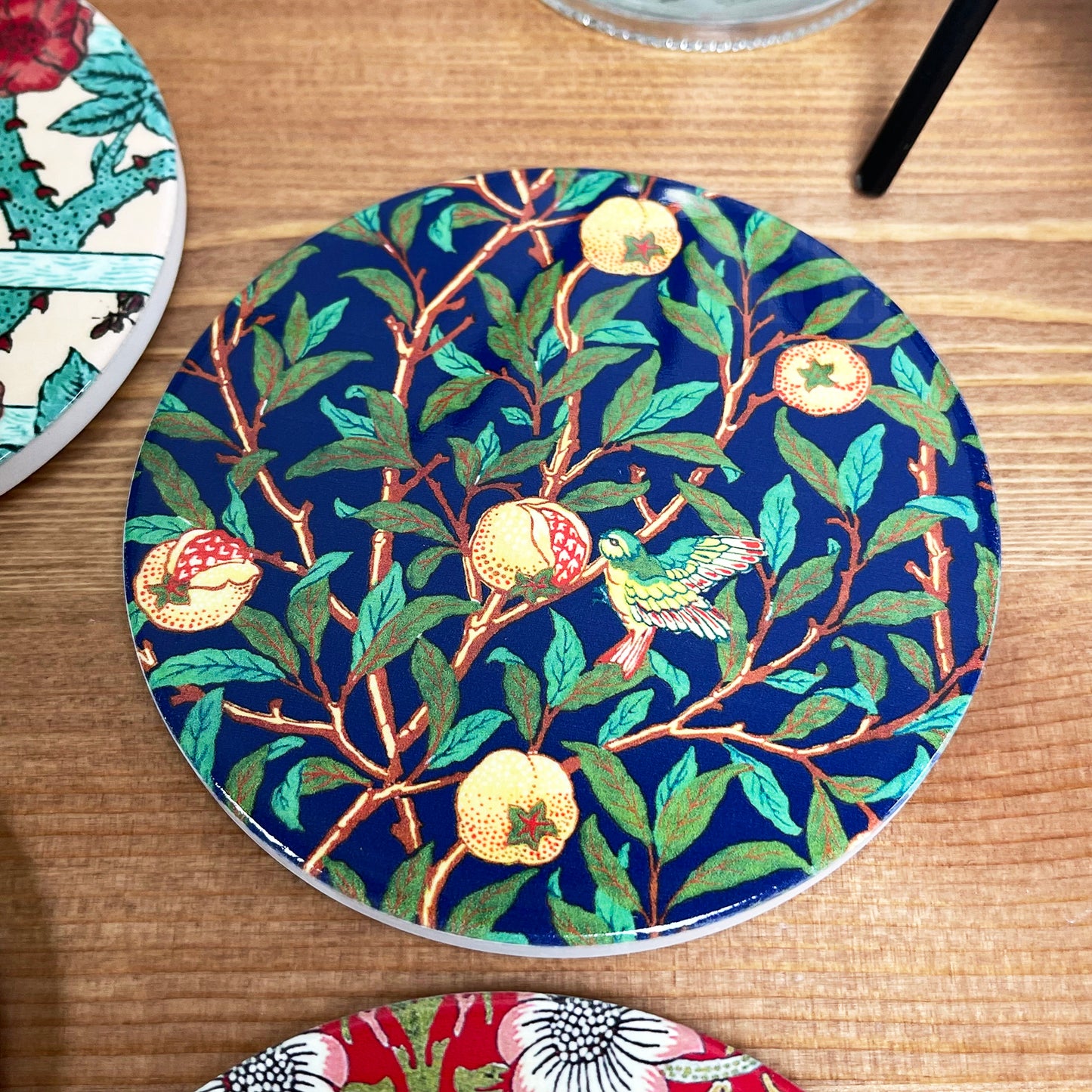 William Morris Ceramic Coaster Set Of 4