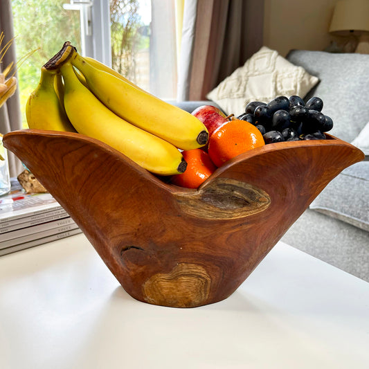 Teak Root Banana Bowl